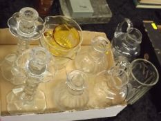 A Small Collection Of Glassware