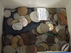 A Box Of Various Coinage