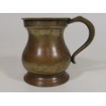 A 19thC. Brass Tankard