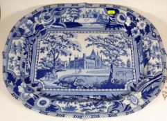A Large 18thC. Blue & White Meat Dish