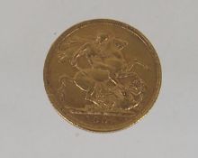 A 1902 Full Gold Sovereign