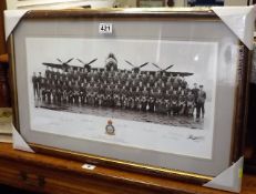 A Photographic Print Of A WW2 Lancaster Bomber & S