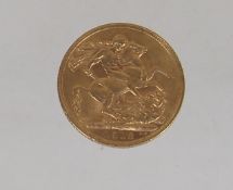 A 1918 Full Gold Sovereign