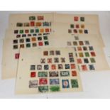 Six Loose World Stamps Sheets From 19th To 20thC.