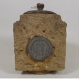 An Antique Tea Caddy Made From Stone Of Houses Of