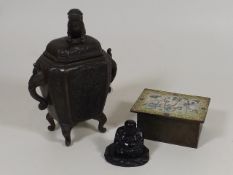 An Early 20thC. Chinese Bronze Censor, A 19thC. Re