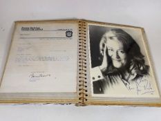 A Collection Of Photographs, Letters & Autographs