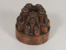 A Victorian Copper Jelly Mould