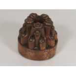 A Victorian Copper Jelly Mould