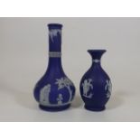 Two Antique Wedgwood Jasperware Vases