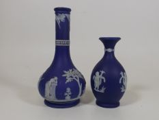 Two Antique Wedgwood Jasperware Vases