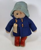 A 1970'S Paddington Bear With Red Dunlop Boots