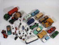 A Quantity Of Vintage Dinky & Corgi Diecast Cars T