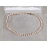 A Set Of Pink Cultured Pearls