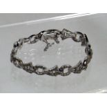 A Silver & Marcasite Bracelet