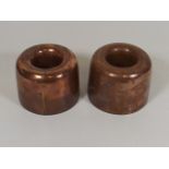 A Pair Of Georgian Copper Jelly Moulds