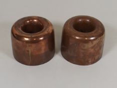 A Pair Of Georgian Copper Jelly Moulds