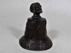 A 19thC. Bronze Bell Inscribed 1569 F. Hemony