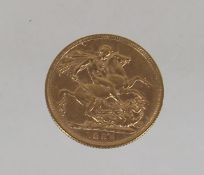 A 1892 Full Gold Sovereign