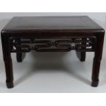 A 19thC. Chinese Huali Wood Low Table