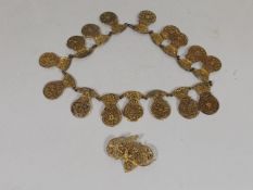 A Victorian Necklace Made From Verge Watch Parts &