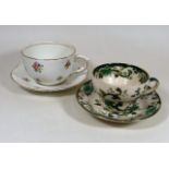 An Oversized Masons Cup & Saucer & One Other