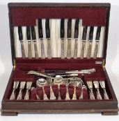 A Canteen Of Silver Plated Kings Pattern Cutlery