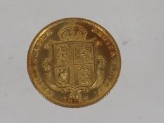 A 1887 Half Gold Sovereign