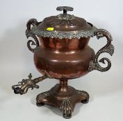 An Ornate Copper & Brass Samovar
