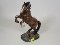 A Beswick Rearing Horse Figure