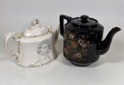 Two Commemorative Teapots