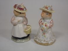 Two Doulton Mice Figures
