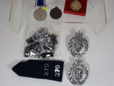A Police Silver Medal, A Bravery Medal & Related I