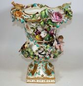 A Large Early 19thC. Coalport Coalbrookdale Urn