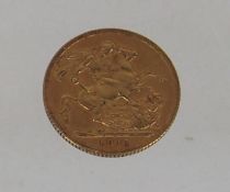 A 1911 Full Gold Sovereign