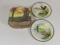 Twelve Early 20thC. Sandwich Plates Twinned With T
