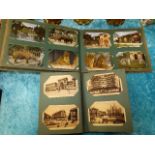 Two Vintage Postcard Albums