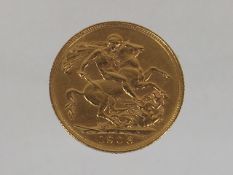 A 1906 Full Gold Sovereign