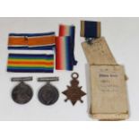 A British WW1 Medal Set Awarded To W. A. Cheffers