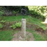 Armillary Sphere On Granite Post Set With Circular