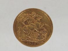 A 1913 Full Gold Sovereign
