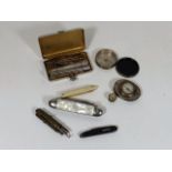 Three Compasses, A Pocket Knife & Other Similar It