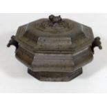 A 19thC. Pewter Tureen & Cover