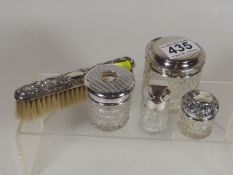 A Quantity Of Dressing Table Items Inc Silver Topp