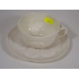 A Belleek Cup & Saucer