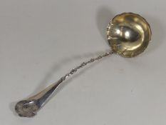 A Silver Punch Ladle