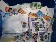 A Large Boxed Quantity Of Loose Stamps Including M