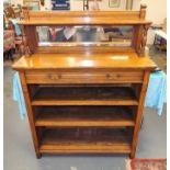 A Late 19thC. Gillow & Co. Oak Bookcase With Drawe