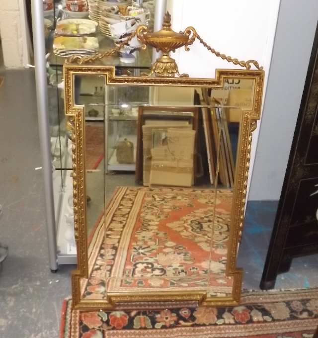 A Decorative Gilt Framed Mirror