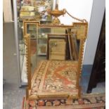 A Decorative Gilt Framed Mirror